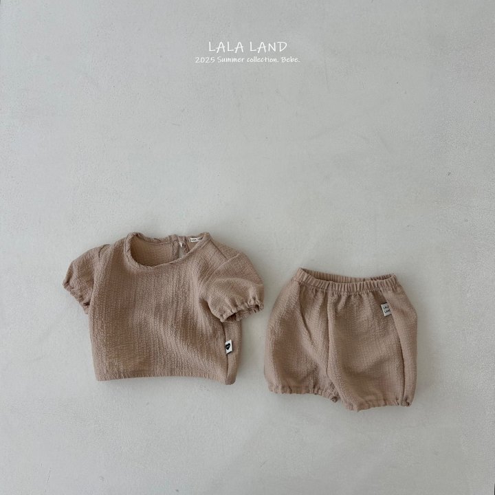Lalaland - Korean Baby Fashion - #babyoninstagram - bebe Balloon Top Bottom Set - 3
