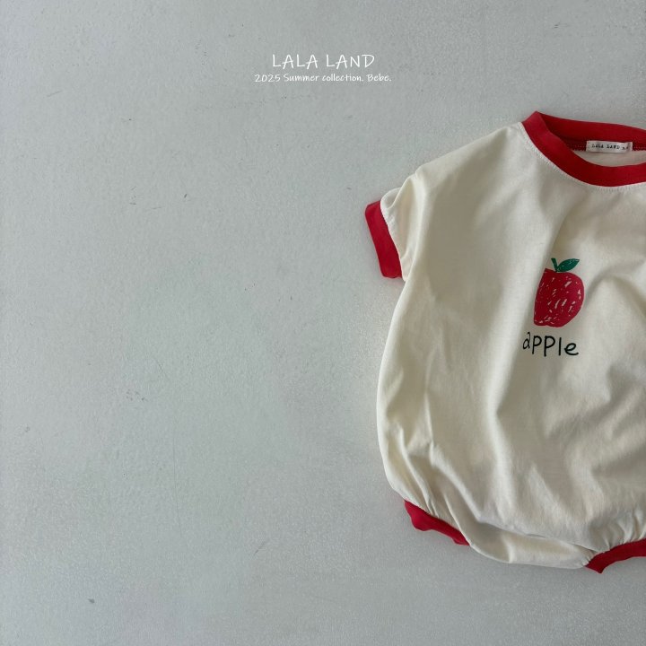 Lalaland - Korean Baby Fashion - #babyootd - bebe Apple Suit - 5