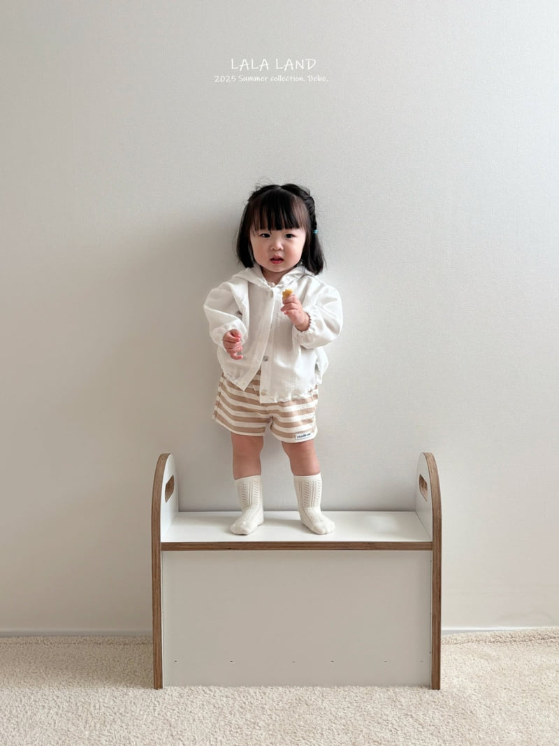 Lalaland - Korean Baby Fashion - #babyoutfit - bebe Stripe Pants - 9