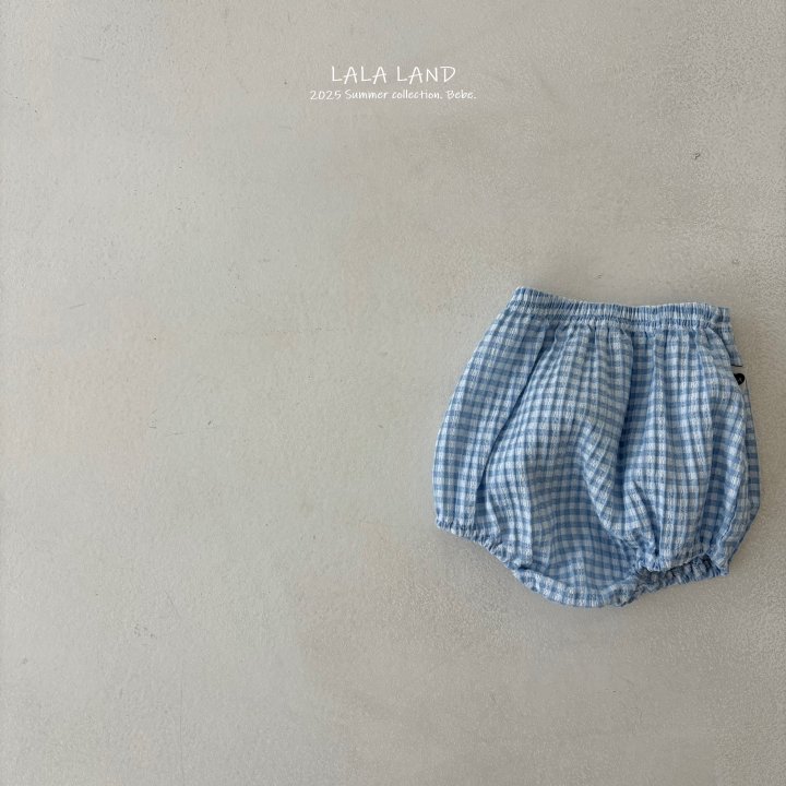 Lalaland - Korean Baby Fashion - #babyoutfit - bebe Balloon Check Bloomers - 4