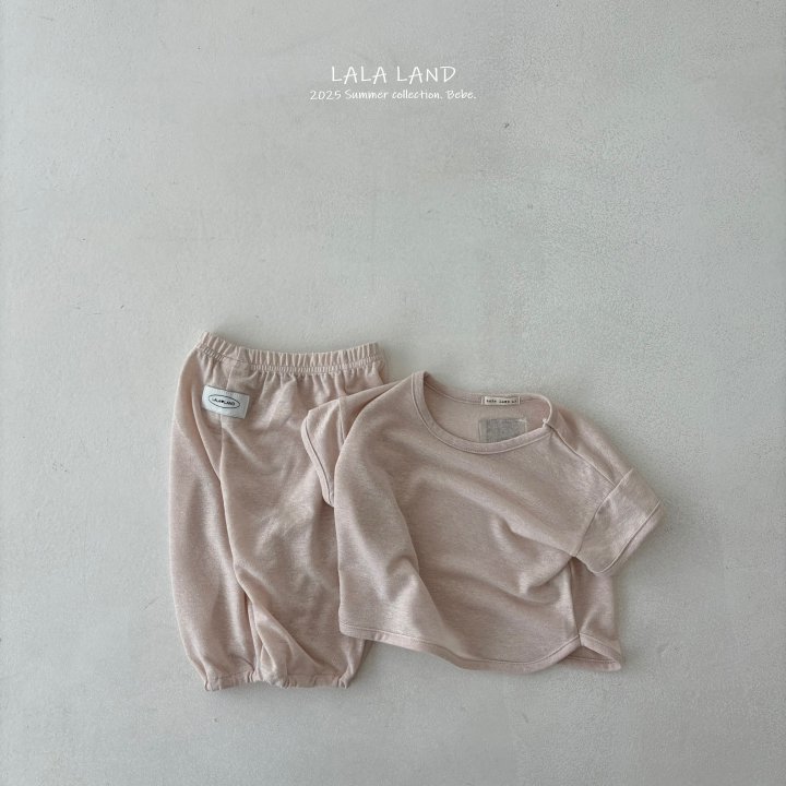 Lalaland - Korean Baby Fashion - #babywear - bebe Summer Linen Top Bottom Set - 8