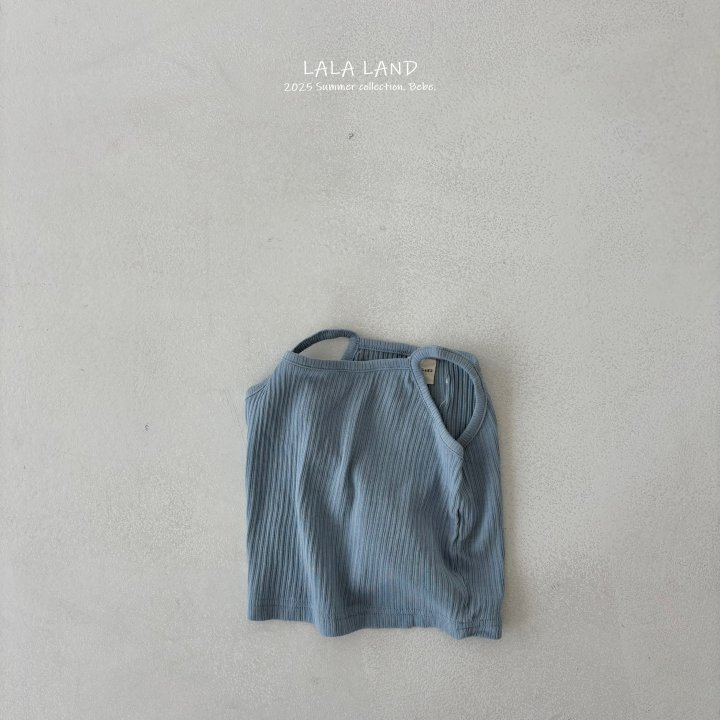 Lalaland - Korean Baby Fashion - #onlinebabyboutique - bebe Pepe Rib Sleeveless - 6