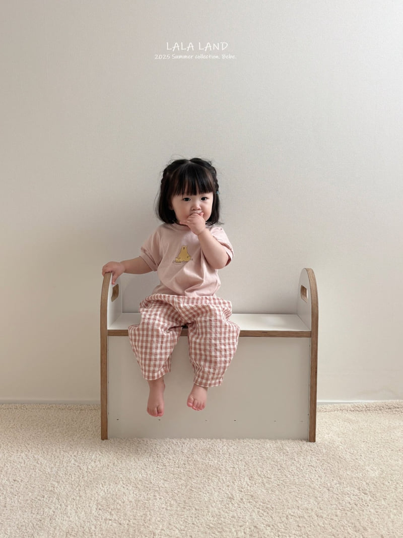Lalaland - Korean Baby Fashion - #onlinebabyboutique - bebe Check Pants - 10