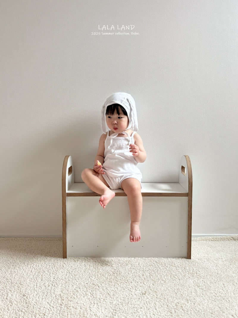 Lalaland - Korean Baby Fashion - #onlinebabyboutique - bebe Cotton Mesh Top Bottom Set - 10