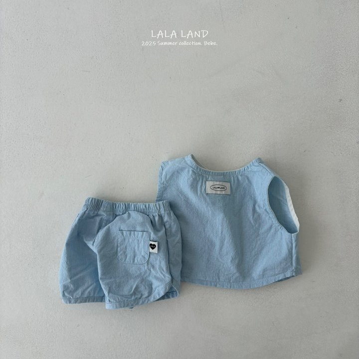 Lalaland - Korean Baby Fashion - #onlinebabyboutique - bebe Denim Vest Shirt - 6