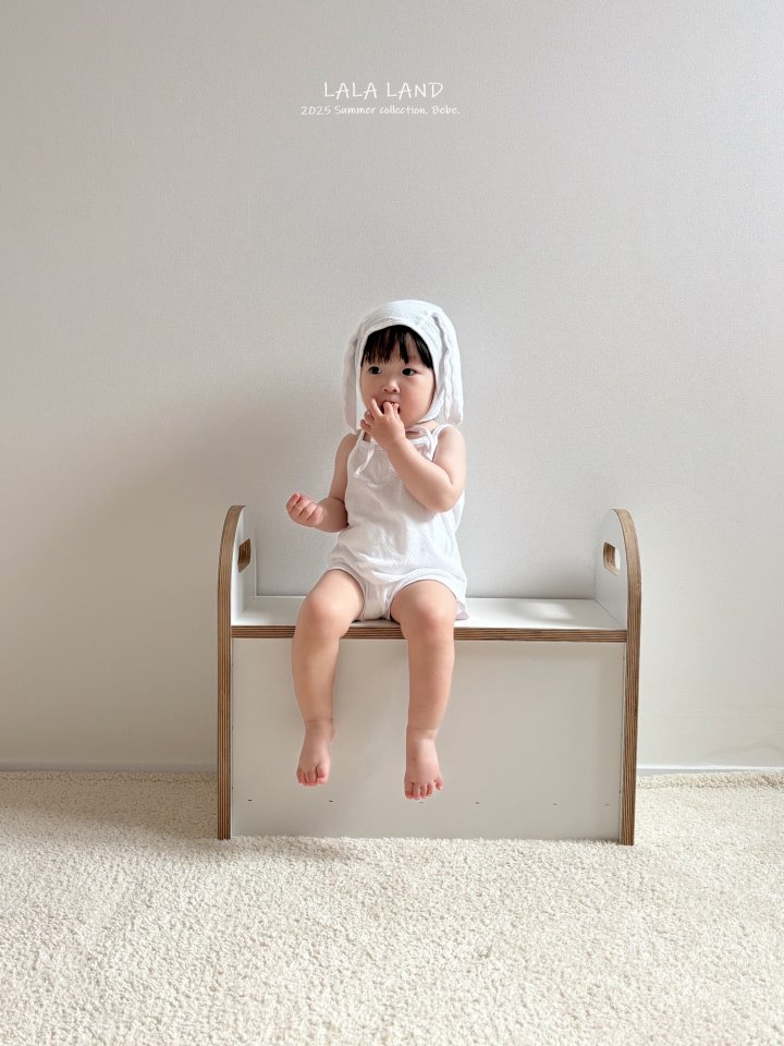 Lalaland - Korean Baby Fashion - #onlinebabyshop - bebe Cotton Bunny Beanie - 12