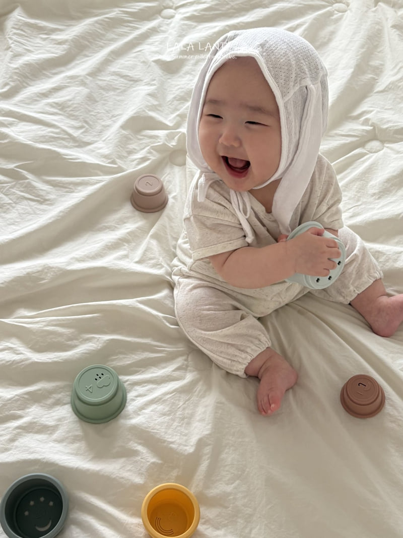 Lalaland - Korean Baby Fashion - #onlinebabyshop - bebe Summer Linen Top Bottom Set - 10