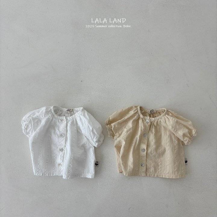 Lalaland - Korean Baby Fashion - #smilingbaby - bebe Shirring Shirt