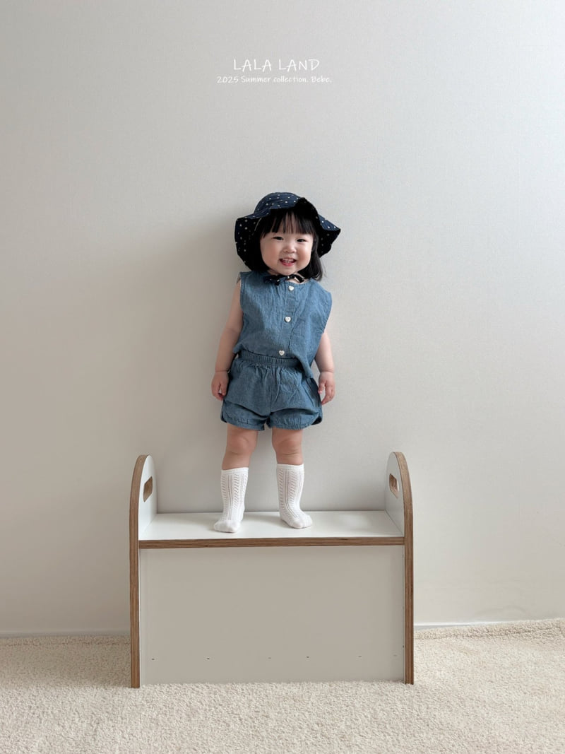 Lalaland - Korean Baby Fashion - #smilingbaby - bebe Mini Star Bucket Hat - 9
