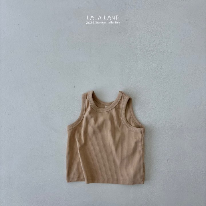 Lalaland - Korean Children Fashion - #Kfashion4kids - kids 25 Rib Sleeveless Tee - 7