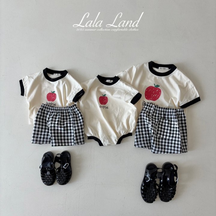 Lalaland - Korean Children Fashion - #Kfashion4kids - kids 25 Apple Tee - 8