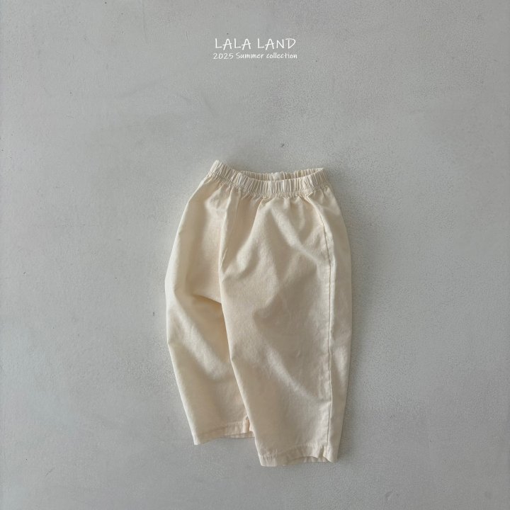 Lalaland - Korean Children Fashion - #kidzfashiontrend - kids Linen Round Pants - 4