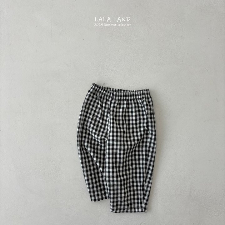 Lalaland - Korean Children Fashion - #Kfashion4kids - kids Mane Check Pants - 3