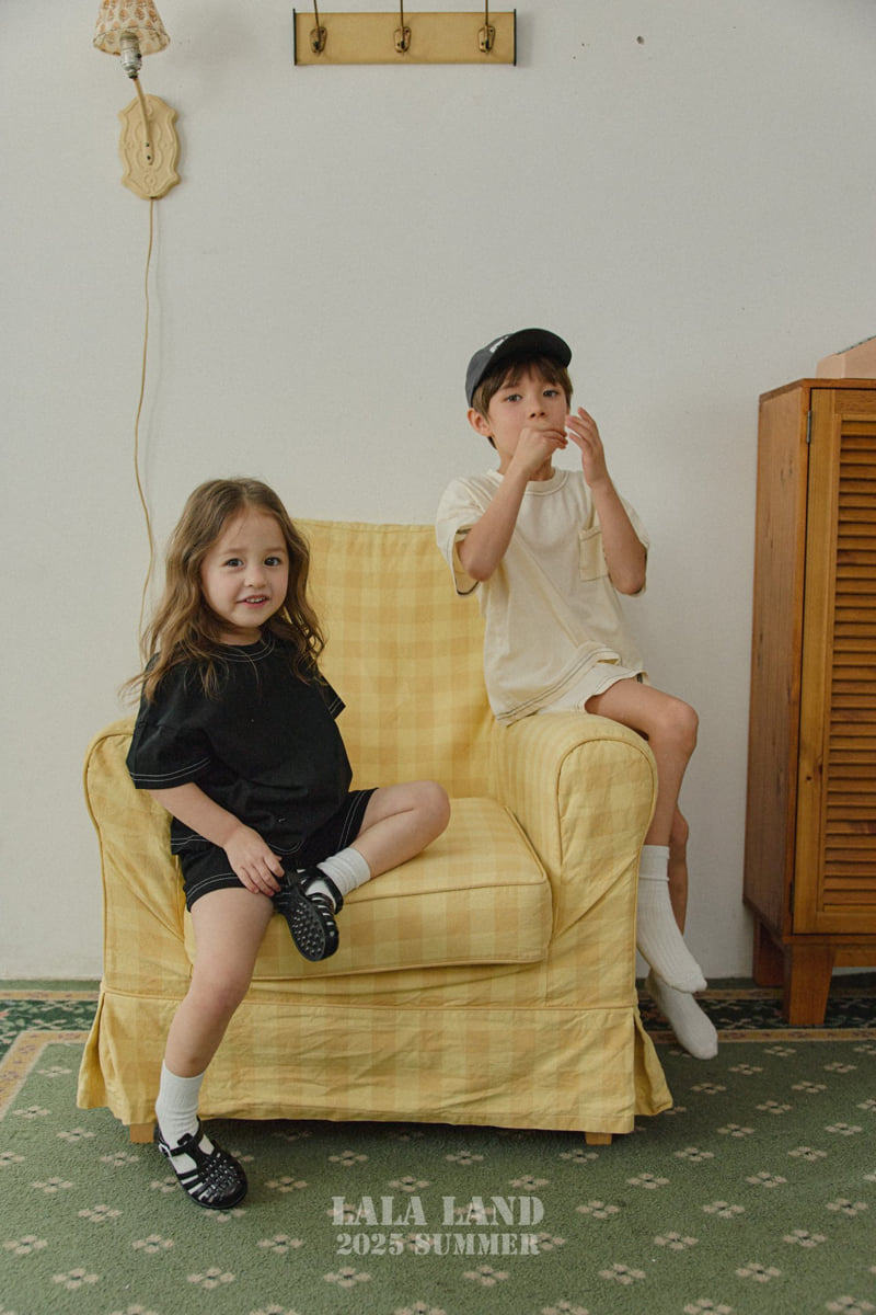 Lalaland - Korean Children Fashion - #childofig - kids New Stitch Shorts - 11