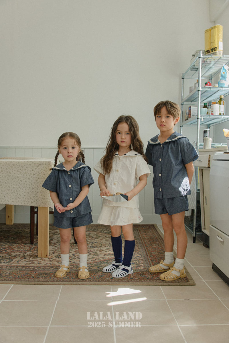 Lalaland - Korean Children Fashion - #childofig - kids Summer Sailor Shirt - 9