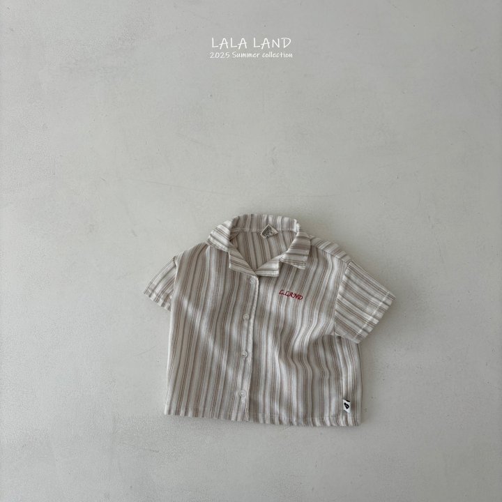 Lalaland - Korean Children Fashion - #childofig - kids Vertical Stripe Shirt - 5