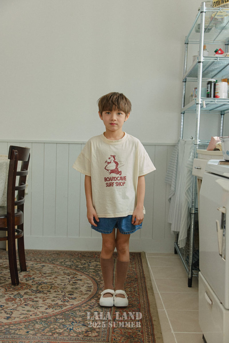 Lalaland - Korean Children Fashion - #childofig - kids Surfer Bear Tee - 11