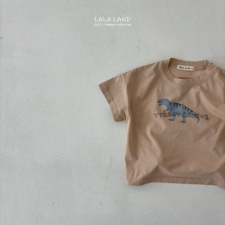 Lalaland - Korean Children Fashion - #childofig - kids 25 Summer Dino Tee - 6