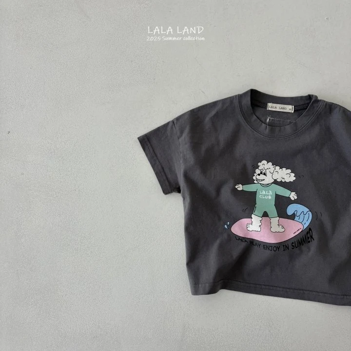 Lalaland - Korean Children Fashion - #stylishchildhood - kids Poodle Surf Tee - 4