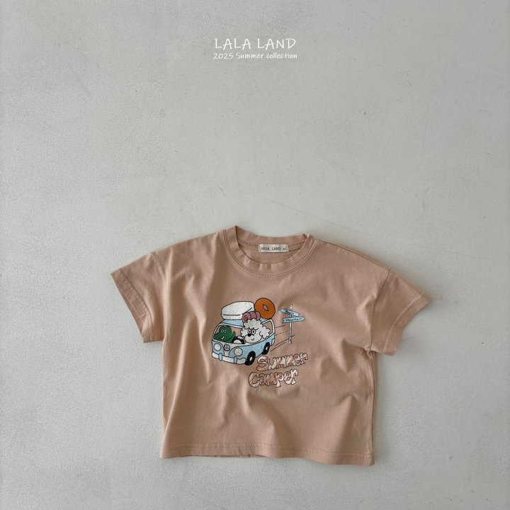 Lalaland - Korean Children Fashion - #childofig - kids Summer Camping Tee - 3
