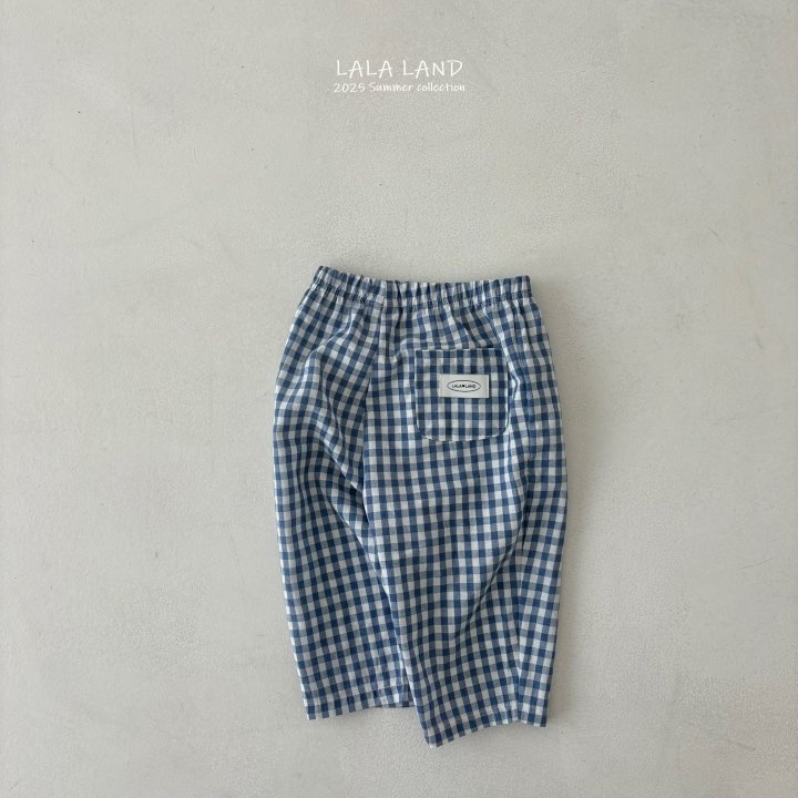 Lalaland - Korean Children Fashion - #childofig - kids Mane Check Pants - 8
