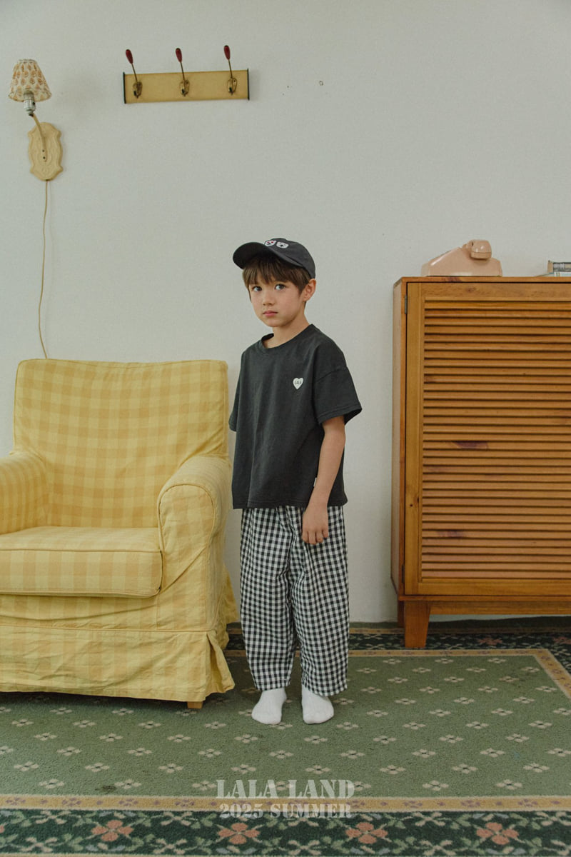 Lalaland - Korean Children Fashion - #childofig - kids Mane Check Pants - 9