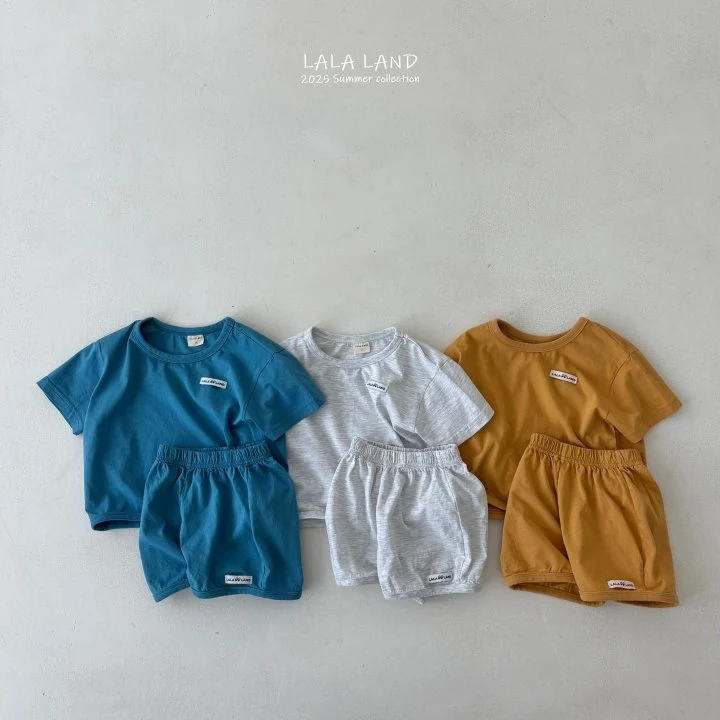 Lalaland - Korean Children Fashion - #childrensboutique - kids Round Single Set-up