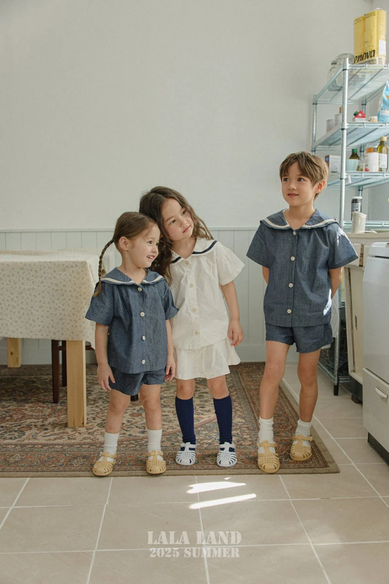 Lalaland - Korean Children Fashion - #childrensboutique - kids Summer Marine Pants - 9