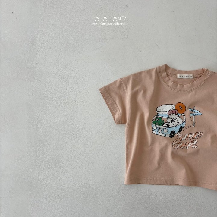Lalaland - Korean Children Fashion - #childofig - kids Summer Camping Tee - 4