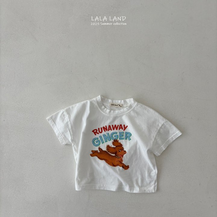 Lalaland - Korean Children Fashion - #childrensboutique - kids Ginger Puppy Tee - 3