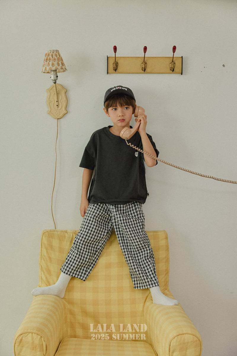 Lalaland - Korean Children Fashion - #childrensboutique - kids Mane Check Pants - 10