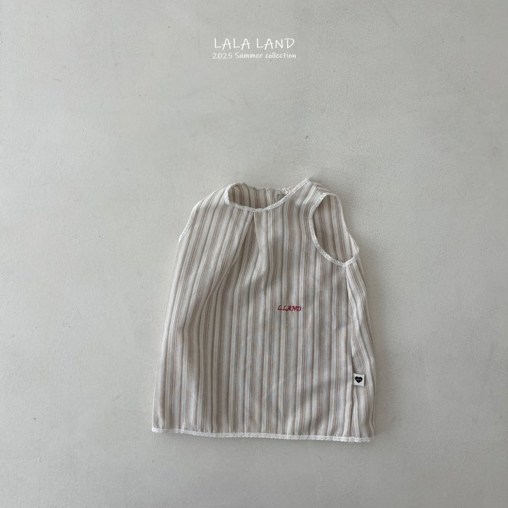 Lalaland - Korean Children Fashion - #designkidswear - kids Vertical Stripe One-piece - 6