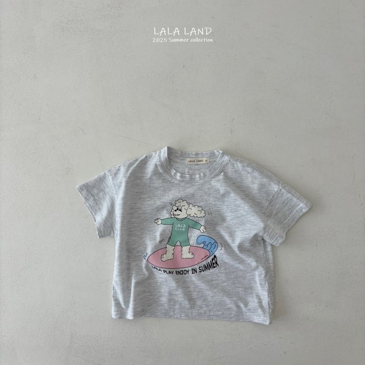 Lalaland - Korean Children Fashion - #designkidswear - kids Poodle Surf Tee - 6