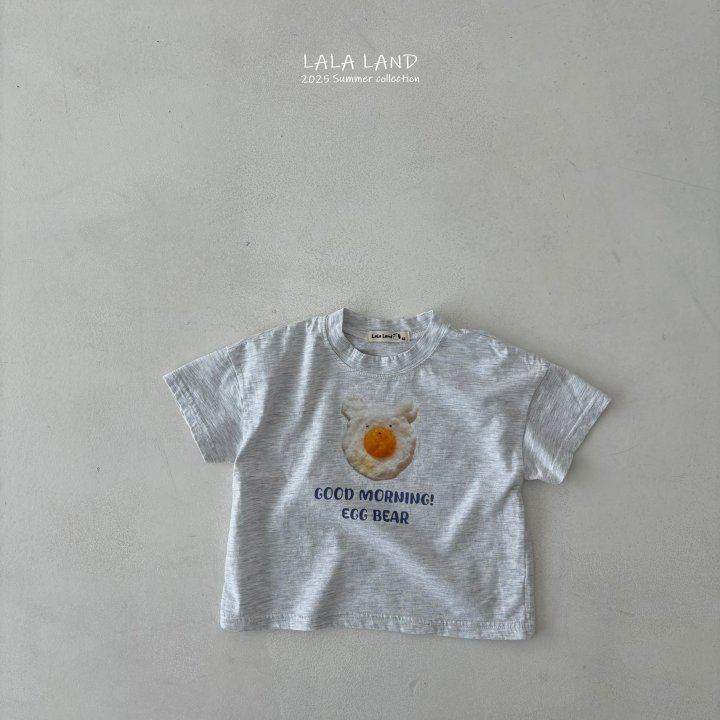 Lalaland - Korean Children Fashion - #designkidswear - kids Egg Bear Tee - 3