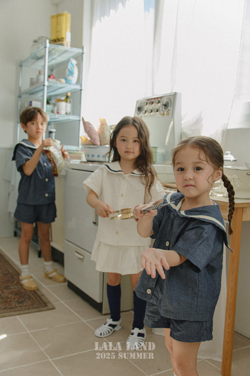 Lalaland - Korean Children Fashion - #discoveringself - kids Summer Marine Pants - 11