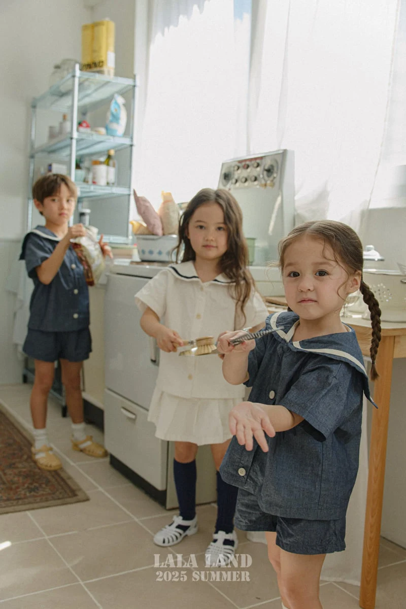 Lalaland - Korean Children Fashion - #discoveringself - kids Summer Marine Skirt - 10