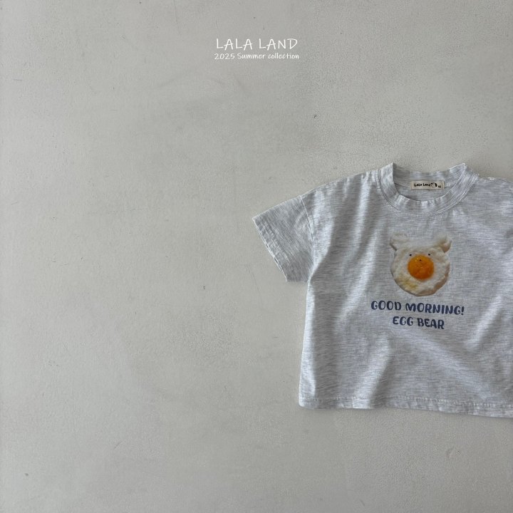 Lalaland - Korean Children Fashion - #designkidswear - kids Egg Bear Tee - 4