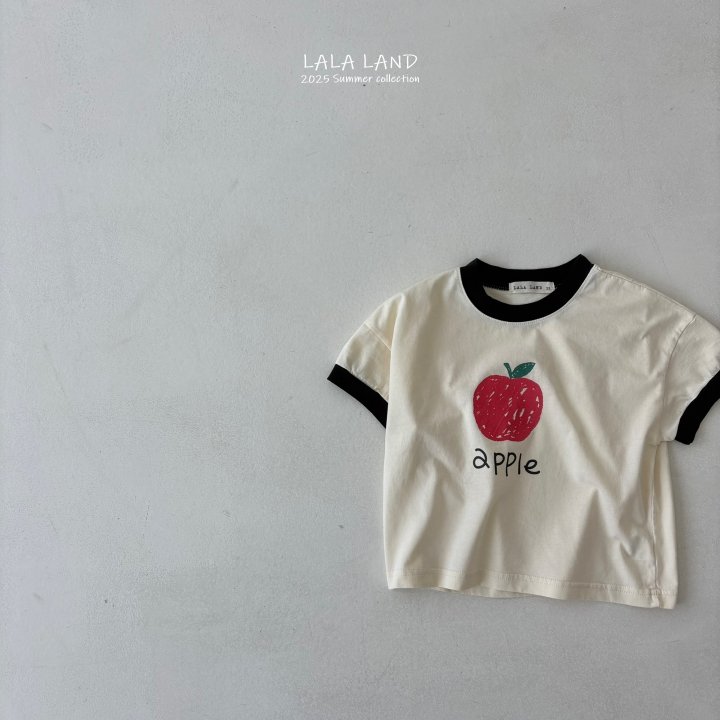 Lalaland - Korean Children Fashion - #discoveringself - kids 25 Apple Tee - 3