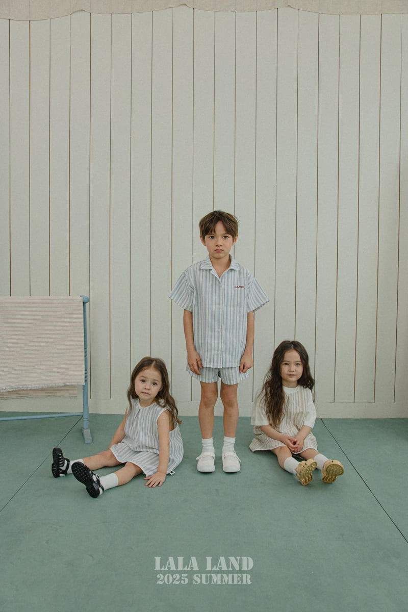 Lalaland - Korean Children Fashion - #fashionkids - kids Vertical Stripe Pants - 9