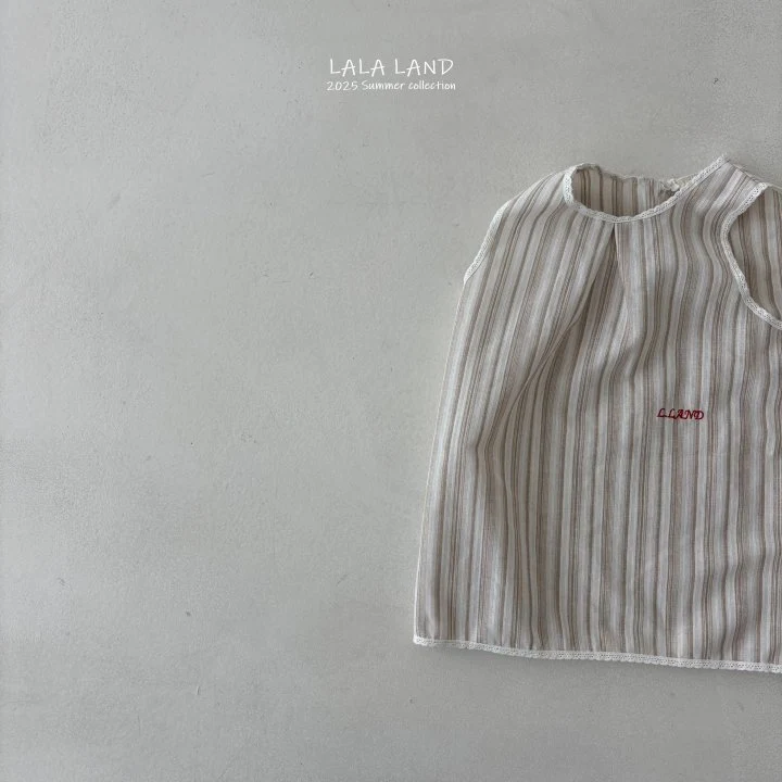 Lalaland - Korean Children Fashion - #fashionkids - kids Vertical Stripe One-piece - 8