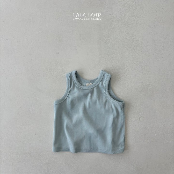 Lalaland - Korean Children Fashion - #fashionkids - kids 25 Rib Sleeveless Tee - 3