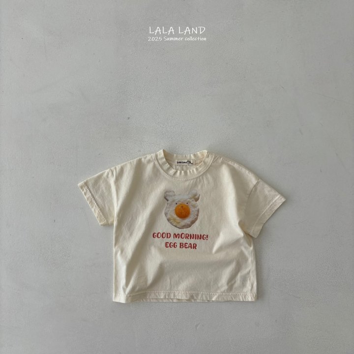 Lalaland - Korean Children Fashion - #fashionkids - kids Egg Bear Tee - 5