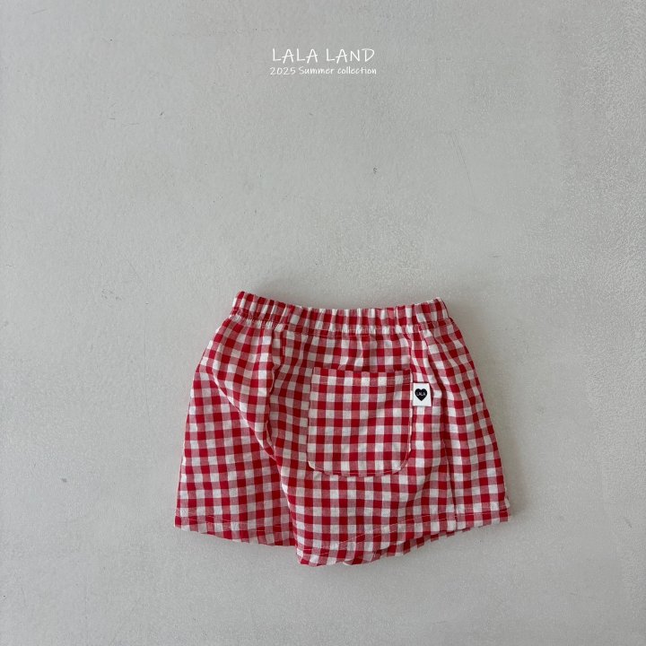 Lalaland - Korean Children Fashion - #fashionkids - kids Round Check Pants - 3