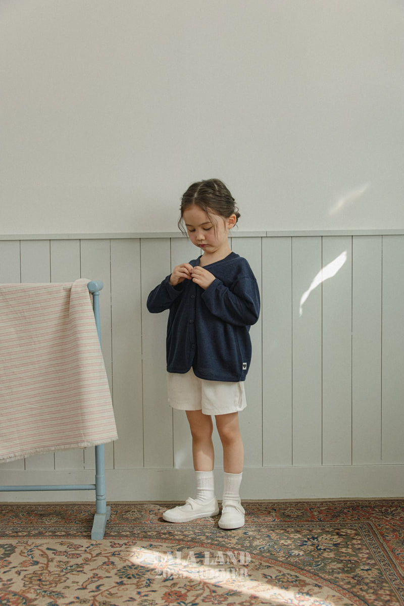 Lalaland - Korean Children Fashion - #kidsshorts - kids Linen Cardigan Sleeveless Set - 8