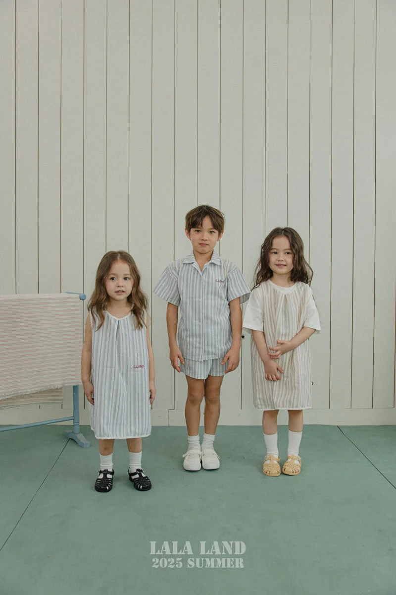 Lalaland - Korean Children Fashion - #kidsshorts - kids Vertical Stripe Pants - 10