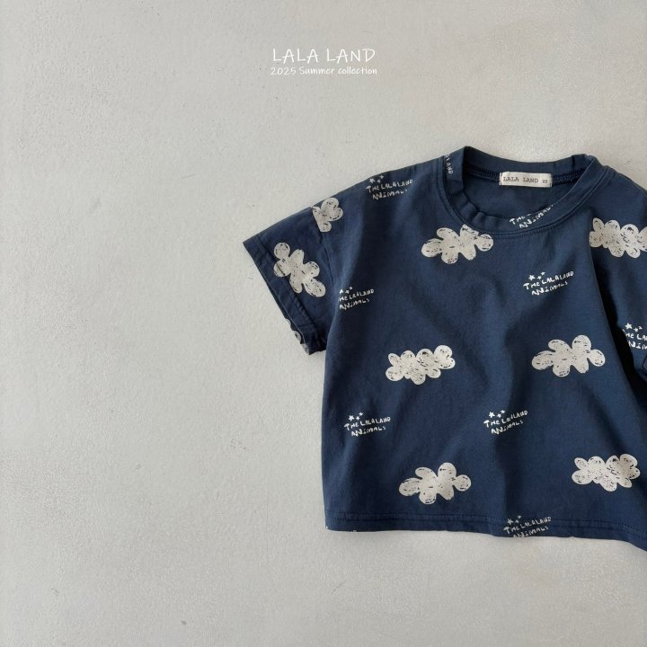 Lalaland - Korean Children Fashion - #kidsshorts - kids Cloud Lara Tee - 8