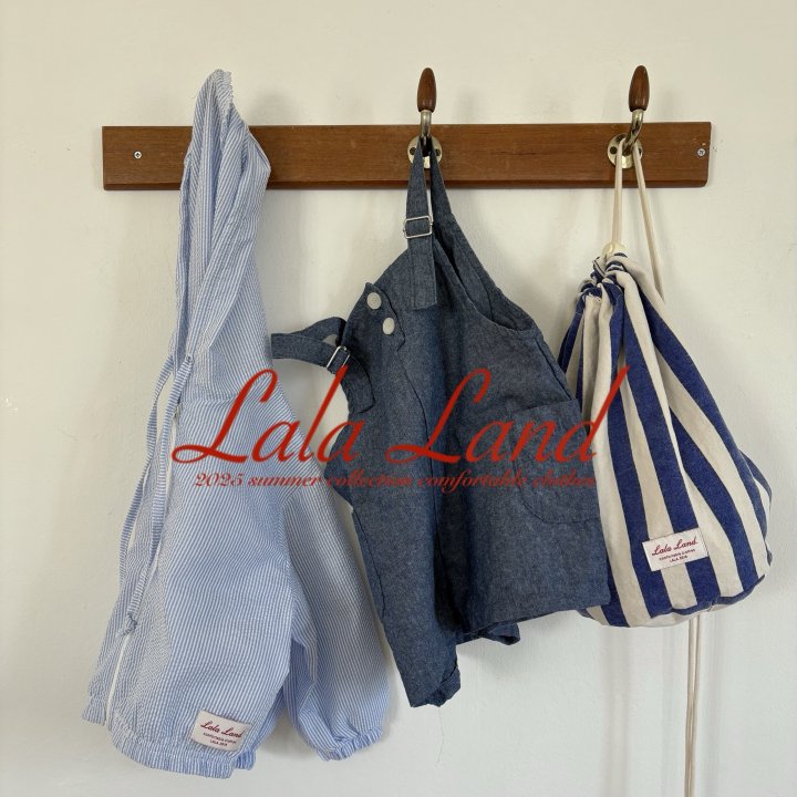 Lalaland - Korean Children Fashion - #kidsshorts - kids Pokey Overalls - 5