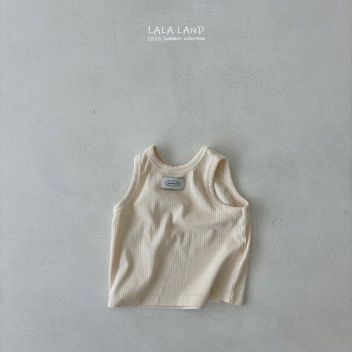 Lalaland - Korean Children Fashion - #fashionkids - kids 25 Rib Sleeveless Tee - 4