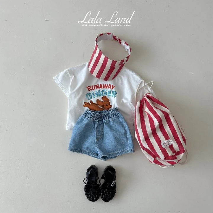 Lalaland - Korean Children Fashion - #kidsshorts - kids Ginger Puppy Tee - 7