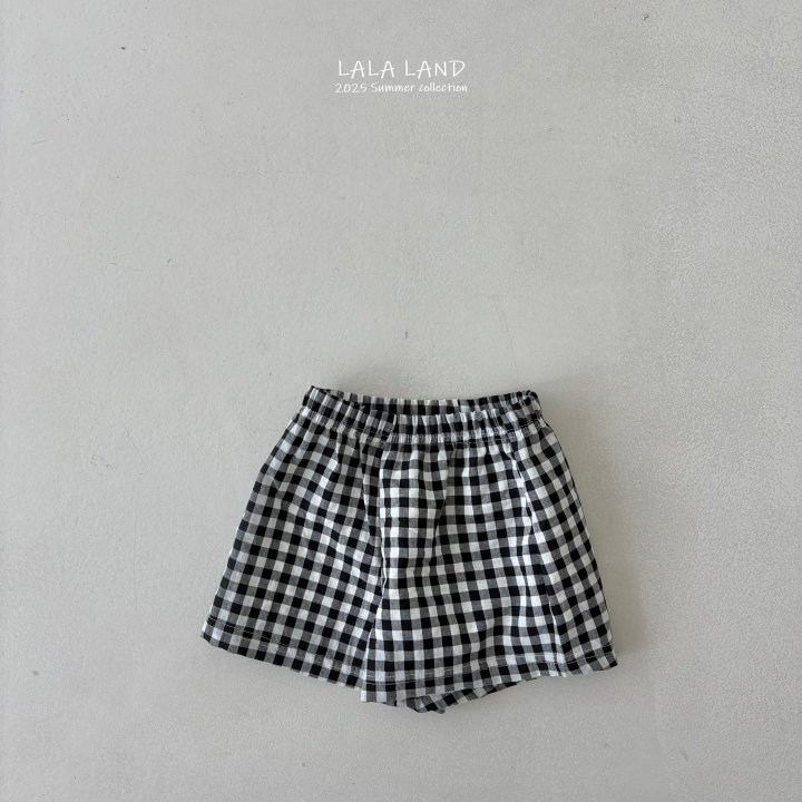 Lalaland - Korean Children Fashion - #fashionkids - kids Round Check Pants - 4